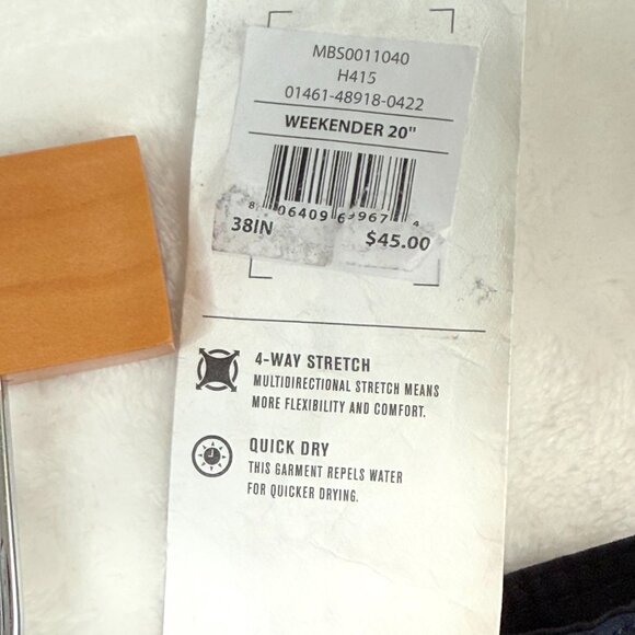 Hurley Weekender 20" Board Shorts Mens 38 Blue Palm Beach Surf Swim - Picture 4 of 10